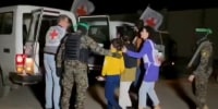 Video shows first of 11 additional Israeli hostages released by Hamas