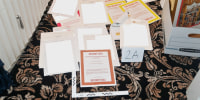 Documents seized at Mar-a-Lago.