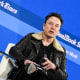 Elon Musk speaks onstage during The New York Times Dealbook Summit 2023 in New York City on Nov. 29, 2023. 