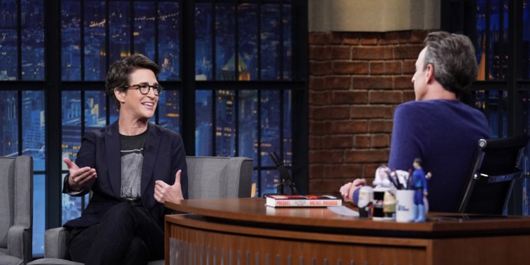 Rachel Maddow talks with Seth Meyers